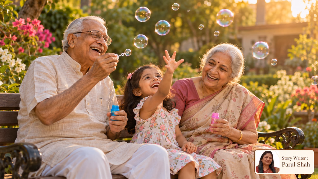 જીવનચક્રનો અદ્ભુત વળાંક: ઘડપણમાં છલકતું બાળપણ